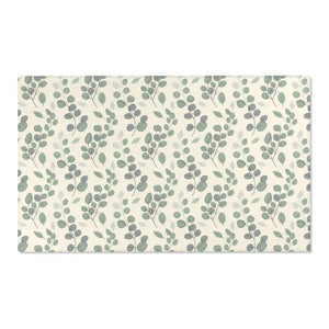 Eucalyptus Area Rug - Soft Green Leaf Botanical Design - Dipaliz - 60’’ × 36’’ - Rugs