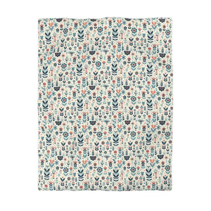 Botanical Floral Microfiber Duvet Cover - Cozy Bedding - Dipaliz - Covers