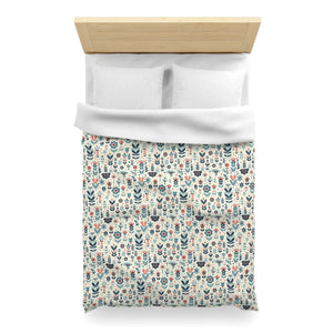 Botanical Floral Microfiber Duvet – Soft Bedding - Dipaliz - Covers