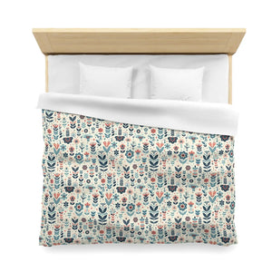 Botanical Floral Microfiber Duvet – Soft Bedding - Dipaliz - Covers