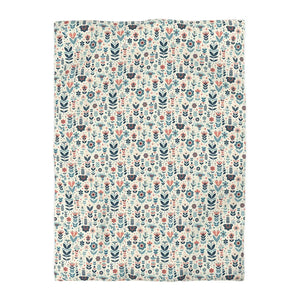 Botanical Floral Microfiber Duvet – Soft Bedding - Dipaliz - Covers
