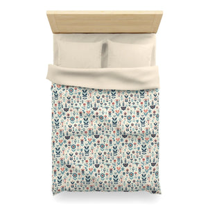 Botanical Floral Microfiber Duvet – Soft Bedding - Dipaliz - Covers