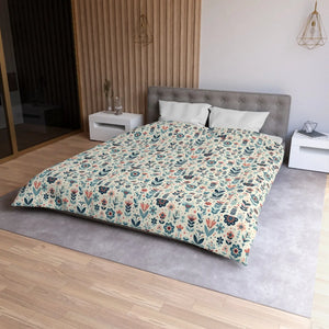 Botanical Floral Microfiber Duvet – Soft Bedding - Dipaliz - Covers