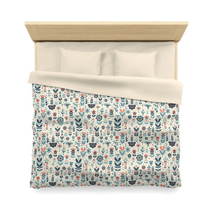 Botanical Floral Microfiber Duvet – Soft Bedding - Dipaliz - Covers
