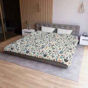 Botanical Floral Microfiber Duvet – Soft Bedding - Dipaliz - Covers