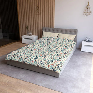 Botanical Floral Microfiber Duvet – Soft Bedding - Dipaliz - Covers