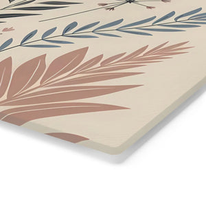 Botanical Flowers Tempered Glass Cutting Board - Dipaliz - Boards