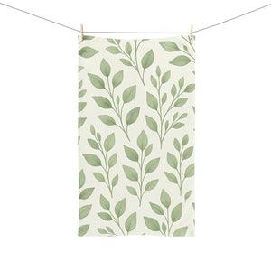 Botanical Leaf Towel – Greenery Decor - Dipaliz - Hand Towels