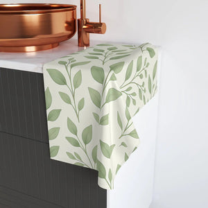 Botanical Leaf Towel – Greenery Decor - Dipaliz - Hand Towels