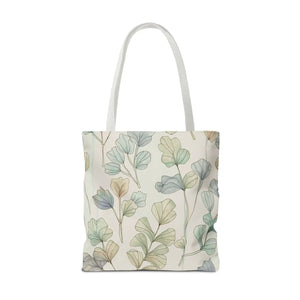 Pastel Botanical Tote Bag - Black Cotton Handles - Dipaliz - Bags
