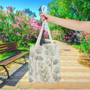 Pastel Botanical Tote Bag - Black Cotton Handles - Dipaliz - Bags