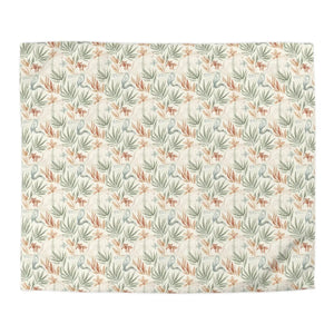 Leaf Print Duvet Cover – Botanical Microfiber - Dipaliz - Covers