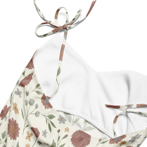 Botanical Print Midi – Chiffon Summer Gown - Dipaliz - Dresses - s