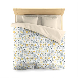 Sunflower Microfiber Duvet – Botanical Yellow - Dipaliz - Covers