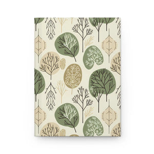 Botanical Trees Hardcover Journal - Wraparound Forest Pattern - Dipaliz - Journals