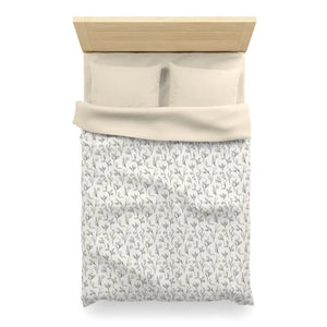 Botanical Vine Microfiber Duvet Cover - Soft Floral Bedding - Dipaliz - Covers