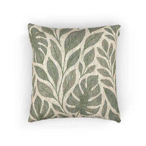Botanical Woven Pillow - Eco-friendly Nature Decor - Dipaliz - Throw Pillows