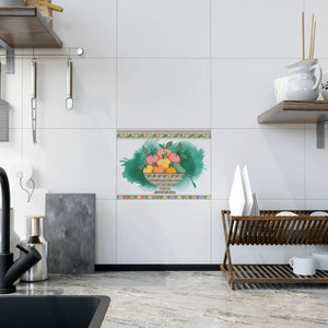 Ceramic Photo Tile – Pastel Fruit Wall Art - Dipaliz - Tiles