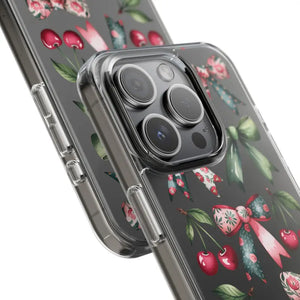 Coquette Style Clear Phone Case with Tpu Cushioned Edges - Dipaliz - Mobile Cases