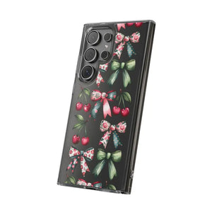 Coquette Style Clear Phone Case with Tpu Cushioned Edges - Dipaliz - Mobile Cases