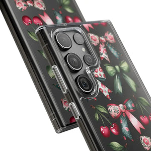 Coquette Style Clear Phone Case with Tpu Cushioned Edges - Dipaliz - Mobile Cases