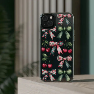 Coquette Style Clear Phone Case with Tpu Cushioned Edges - Dipaliz - Mobile Cases