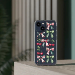 Coquette Style Clear Phone Case with Tpu Cushioned Edges - Dipaliz - Mobile Cases