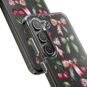 Coquette Style Clear Phone Case with Tpu Cushioned Edges - Dipaliz - Mobile Cases