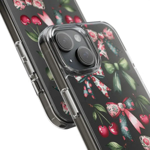 Coquette Style Clear Phone Case with Tpu Cushioned Edges - Dipaliz - Mobile Cases