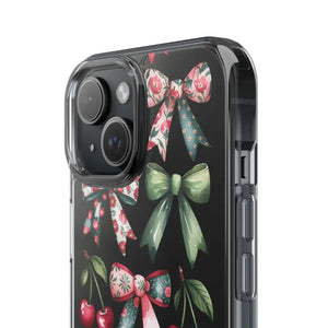 Coquette Style Clear Phone Case with Tpu Cushioned Edges - Dipaliz - Mobile Cases