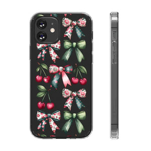 Coquette Style Clear Phone Case with Tpu Cushioned Edges - Dipaliz - Iphone 12 / Without Gift Packaging - Mobile Cases