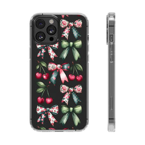 Coquette Style Clear Phone Case with Tpu Cushioned Edges - Dipaliz - Iphone 12 Pro Max / Without Gift Packaging