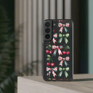 Coquette Style Clear Phone Case with Tpu Cushioned Edges - Dipaliz - Mobile Cases