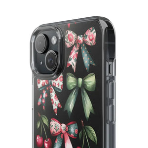 Coquette Style Clear Phone Case with Tpu Cushioned Edges - Dipaliz - Mobile Cases