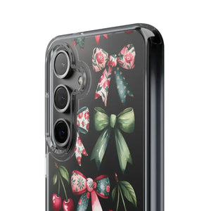 Coquette Style Clear Phone Case with Tpu Cushioned Edges - Dipaliz - Mobile Cases