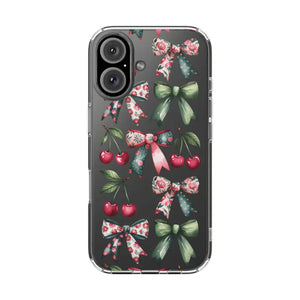 Coquette Style Clear Phone Case with Tpu Cushioned Edges - Dipaliz - Iphone 16 / Without Gift Packaging - Mobile Cases