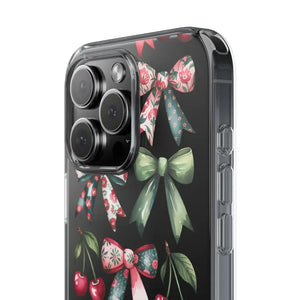 Coquette Style Clear Phone Case with Tpu Cushioned Edges - Dipaliz - Mobile Cases