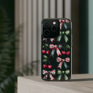 Coquette Style Clear Phone Case with Tpu Cushioned Edges - Dipaliz - Mobile Cases