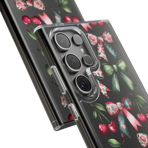 Coquette Style Clear Phone Case with Tpu Cushioned Edges - Dipaliz - Mobile Cases