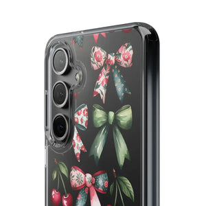 Coquette Style Clear Phone Case with Tpu Cushioned Edges - Dipaliz - Mobile Cases