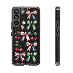 Coquette Style Clear Phone Case with Tpu Cushioned Edges - Dipaliz - Samsung Galaxy S22 / Without Gift Packaging