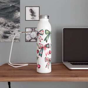 Chic Coquette Slim Water Bottle - Stainless 20oz - Dipaliz - Bottles
