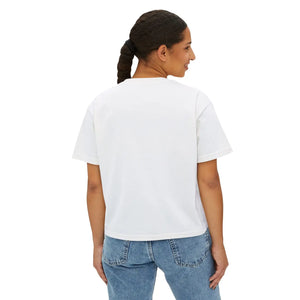 Cotton Boxy Tee Rise Bloom Thrive Lotus Dipaliz - T-shirts