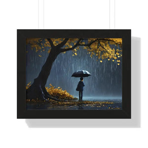 Framed Horizontal Poster with Protective Acrylic Cover - Dipaliz - 16″ x 12″ / Black - Visual Artwork