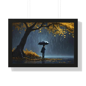 Framed Horizontal Poster with Protective Acrylic Cover - Dipaliz - 24″ x 16″ / Black - Visual Artwork