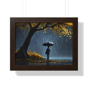 Framed Horizontal Poster with Protective Acrylic Cover - Dipaliz - Visual Artwork