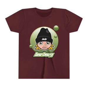 Youth Tee Short Sleeve be Boy Trendsetting Kids Shirt - Dipaliz - Maroon / s - T-shirts