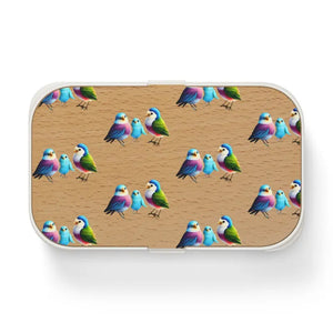 Bpa Free Bento Box Lunch Set with Cute Birds Design - Dipaliz - one Size - Sets