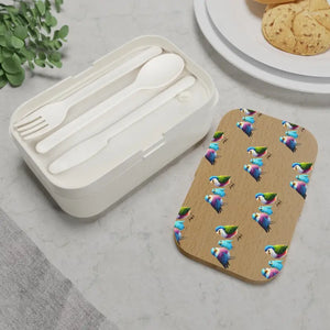 Bpa Free Bento Box Lunch Set with Cute Birds Design - Dipaliz - one Size - Sets