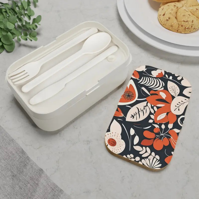 Elevate your Meals with our Bpa-free Floral Bento Lunchbox! - one Size Accessories